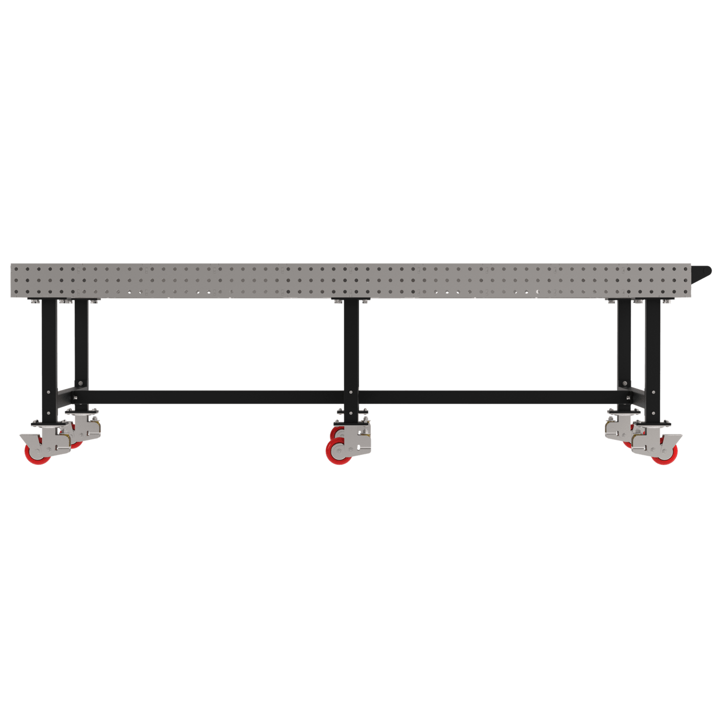 Diversified Woodcrafts Welding Table, Fixed Height, 36"H x 120"L x 60"D, Handle, Casters (DIV - DMW12060HC) - SchoolOutlet
