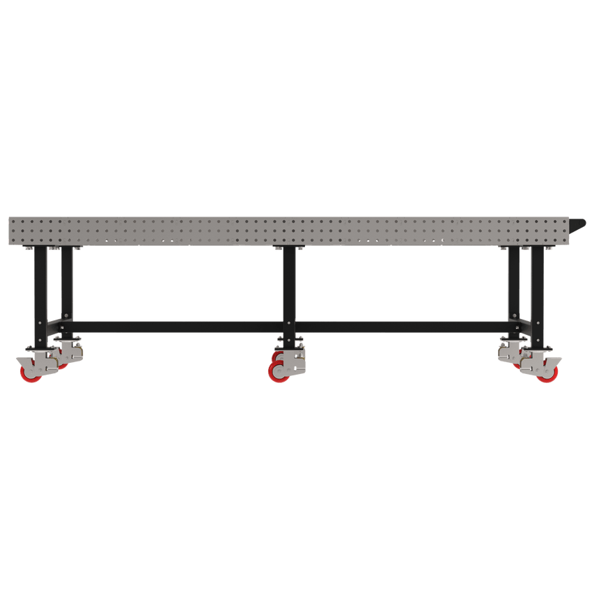 Diversified Woodcrafts Welding Table, Fixed Height, 36"H x 120"L x 60"D, Handle, Casters (DIV - DMW12060HC) - SchoolOutlet