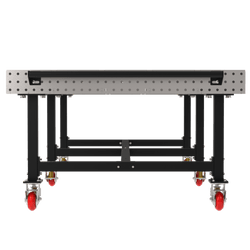 Diversified Woodcrafts Welding Table, Fixed Height, 36"H x 120"L x 60"D, Handle, Casters (DIV-DMW12060HC)