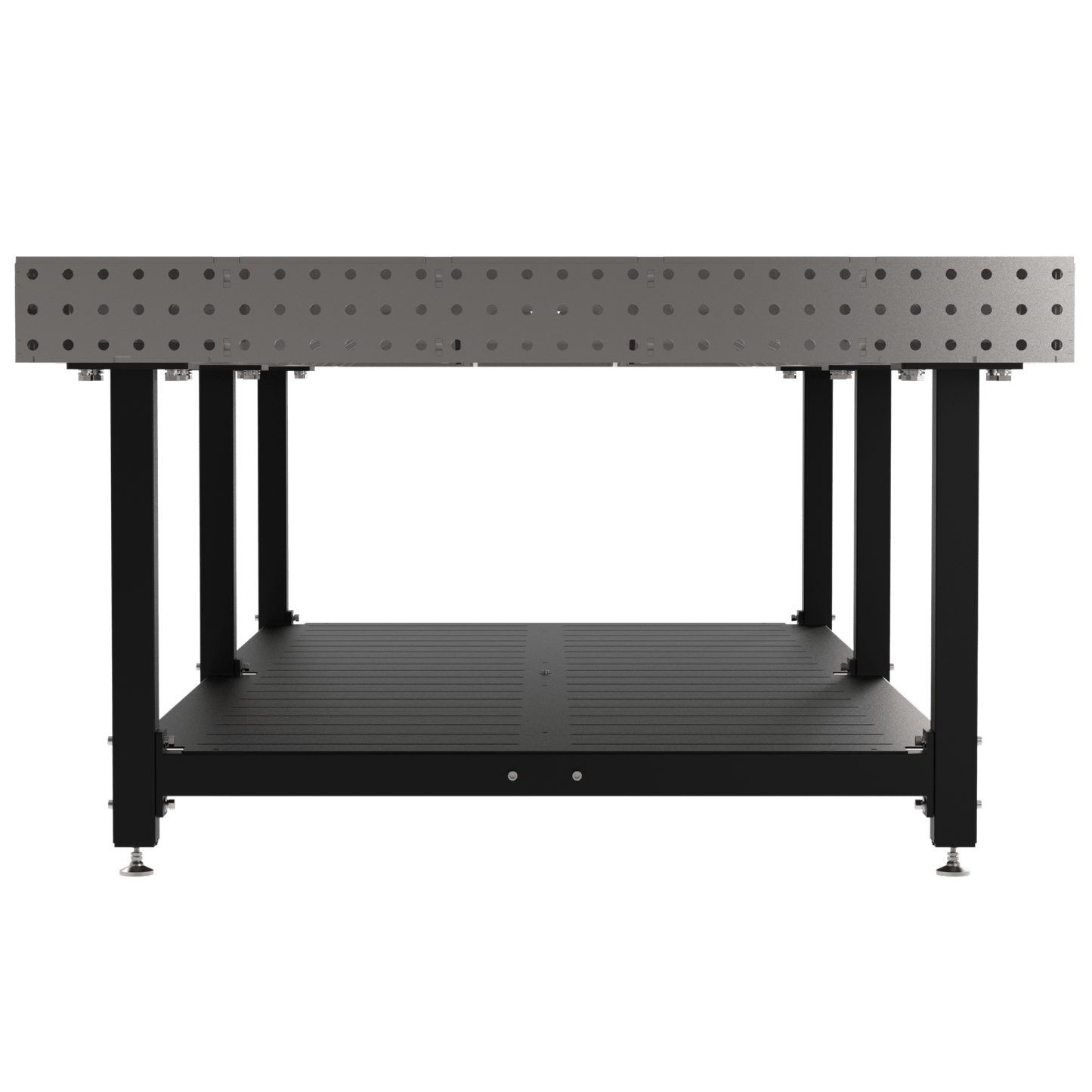Diversified Woodcrafts Welding Table, Fixed Height, 36"H x 120"L x 60"D, Shelf, Self - Leveling Feet (DIV - DMW12060S) - SchoolOutlet