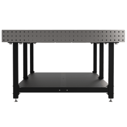 Diversified Woodcrafts Welding Table, Fixed Height, 36"H x 120"L x 60"D, Shelf, Self-Leveling Feet (DIV-DMW12060S)