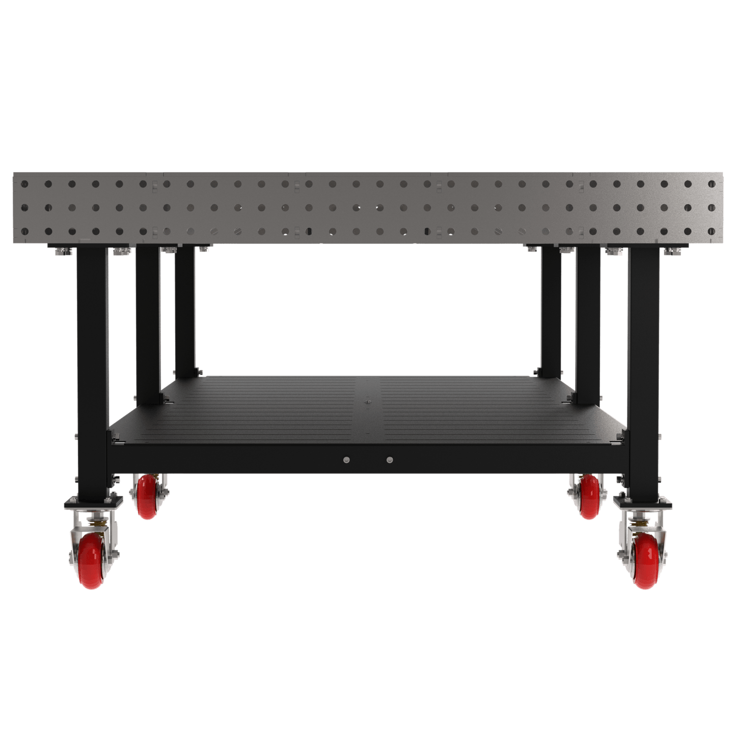 Diversified Woodcrafts Welding Table, Fixed Height, 36"H x 120"L x 60"D, Shelf, Casters (DIV - DMW12060SC) - SchoolOutlet