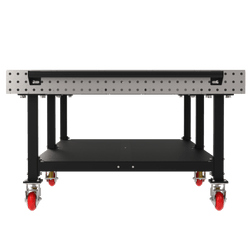 Diversified Woodcrafts Welding Table, Fixed Height, 36"H x 120"L x 60"D, Shelf, Handle, Casters (DIV-DMW12060SHC)