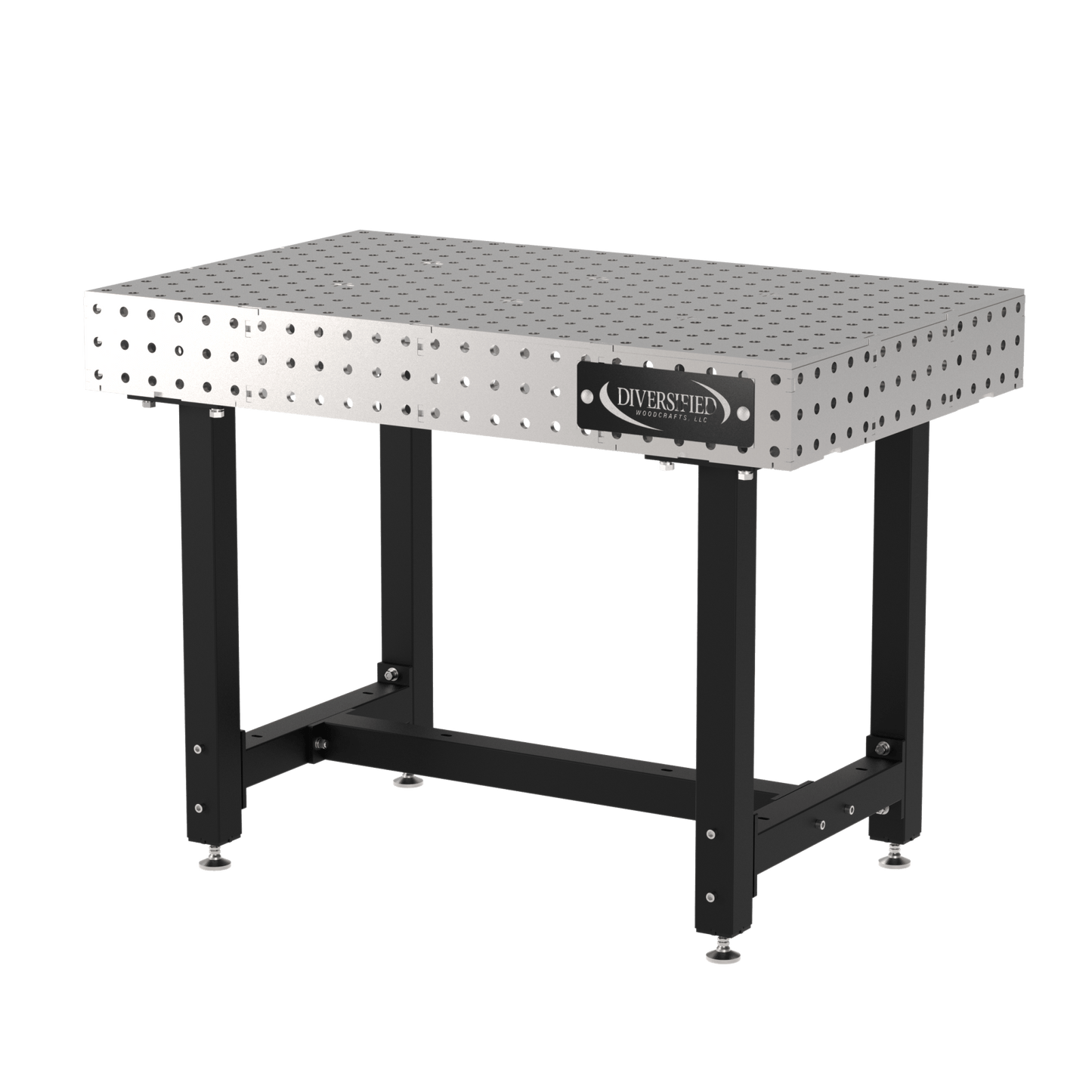 Diversified Woodcrafts Welding Table, Fixed Height, 36"H x 48"L x 30"D, Self - Leveling Feet (DIV - DMW4830) - SchoolOutlet