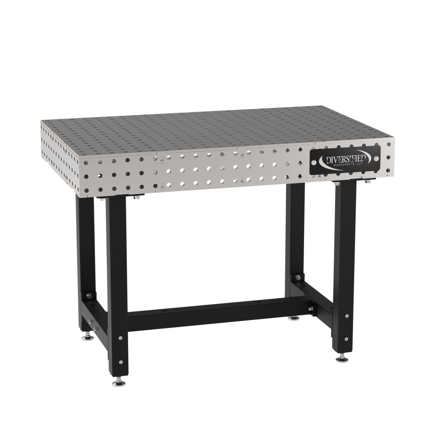 Diversified Woodcrafts Welding Table, Fixed Height, 36"H x 48"L x 30"D, Self - Leveling Feet (DIV - DMW4830) - SchoolOutlet