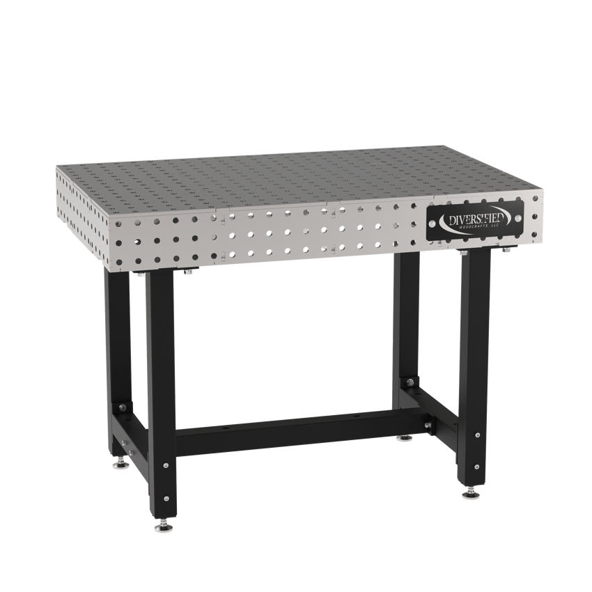 Diversified Woodcrafts Welding Table, Fixed Height, 36"H x 48"L x 30"D, Self - Leveling Feet (DIV - DMW4830) - SchoolOutlet