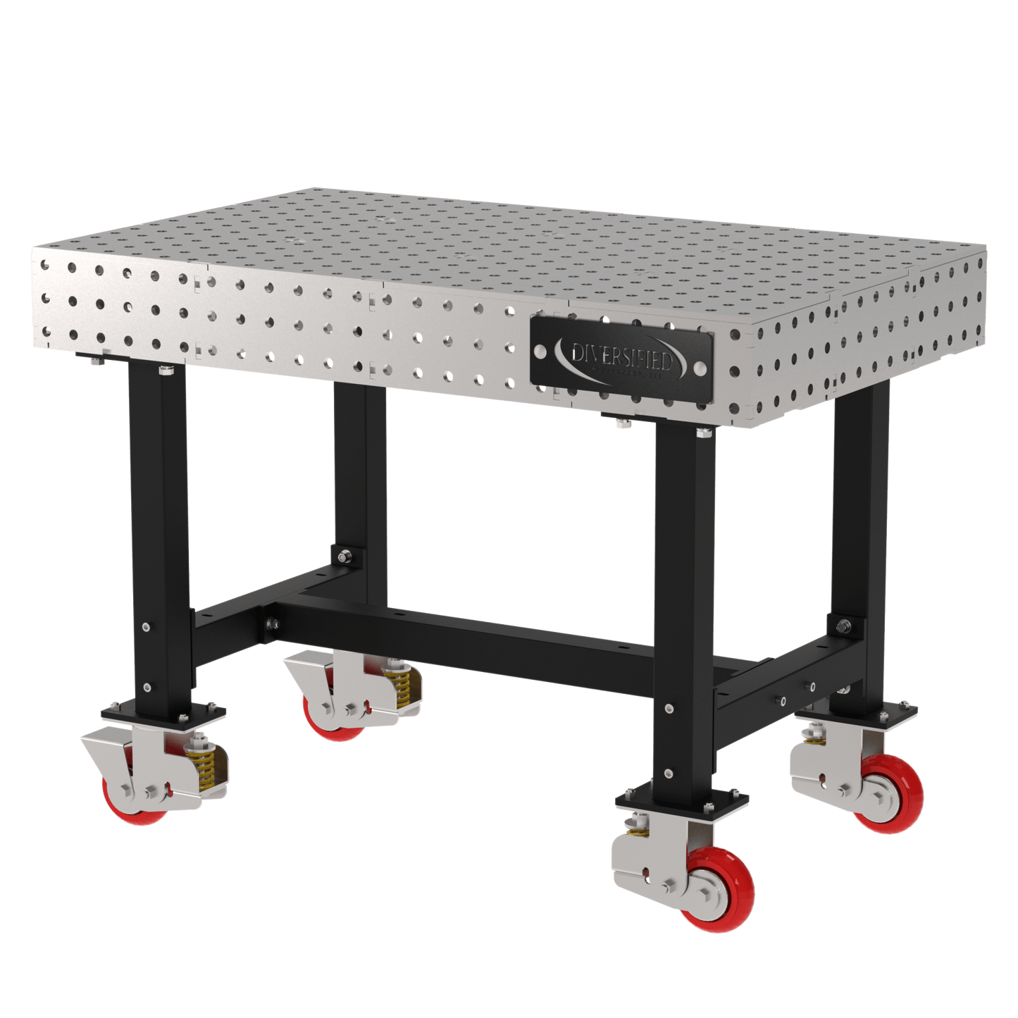 Diversified Woodcrafts Welding Table, Fixed Height, 36"H x 48"L x 30"D, Casters (DIV - DMW4830C) - SchoolOutlet