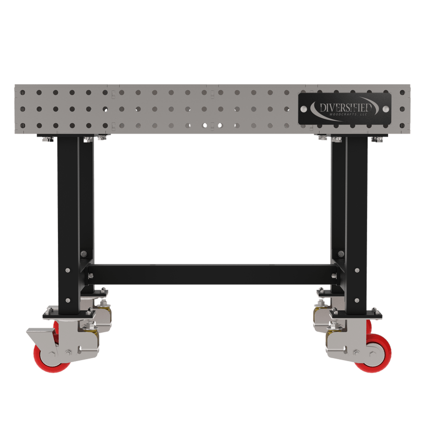 Diversified Woodcrafts Welding Table, Fixed Height, 36"H x 48"L x 30"D, Casters (DIV - DMW4830C) - SchoolOutlet