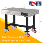 Diversified Woodcrafts Welding Table, Fixed Height, 36