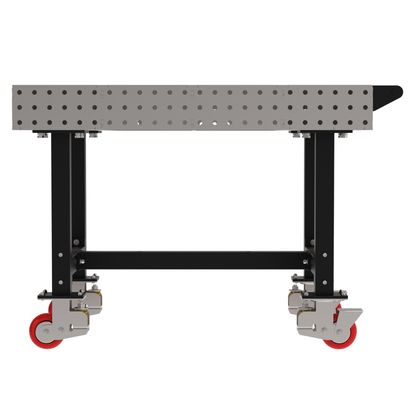 Diversified Woodcrafts Welding Table, Fixed Height, 36"H x 48"L x 30"D, 1 Handle, Casters (DIV - DMW4830HC) - SchoolOutlet
