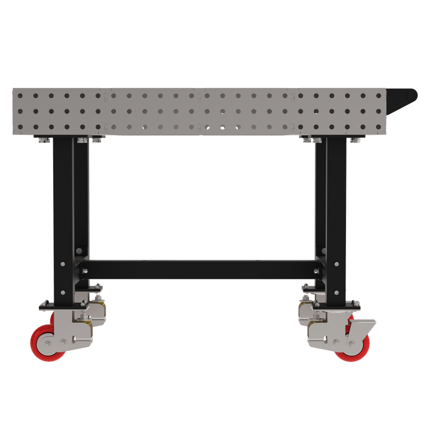 Diversified Woodcrafts Welding Table, Fixed Height, 36"H x 48"L x 30"D, 1 Handle, Casters (DIV - DMW4830HC) - SchoolOutlet