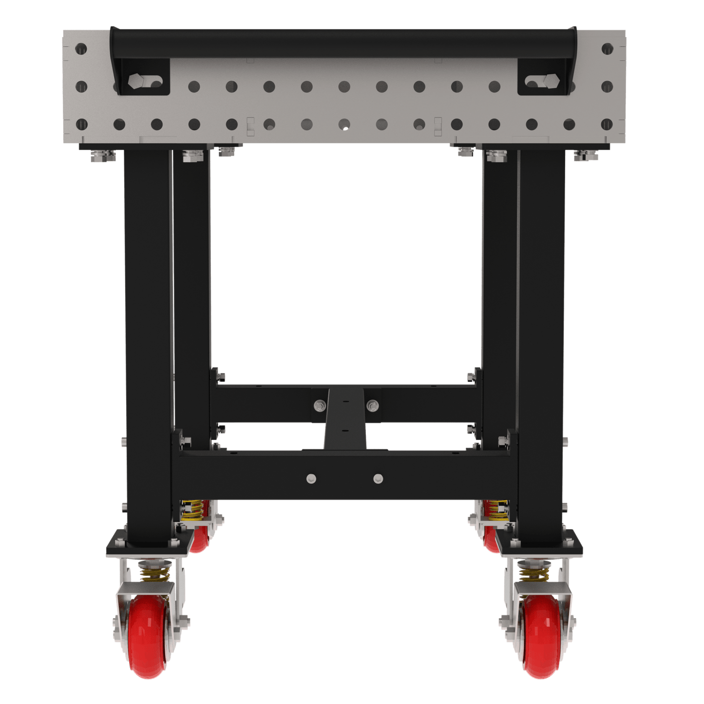 Diversified Woodcrafts Welding Table, Fixed Height, 36"H x 48"L x 30"D, 1 Handle, Casters (DIV - DMW4830HC) - SchoolOutlet