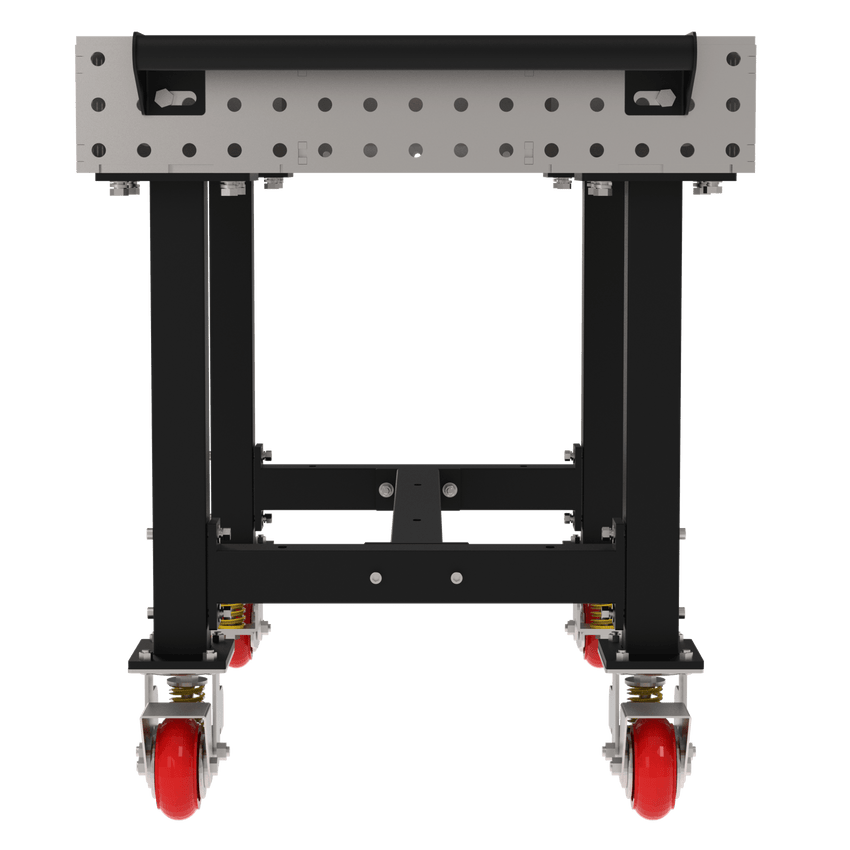Diversified Woodcrafts Welding Table, Fixed Height, 36"H x 48"L x 30"D, 1 Handle, Casters (DIV - DMW4830HC) - SchoolOutlet