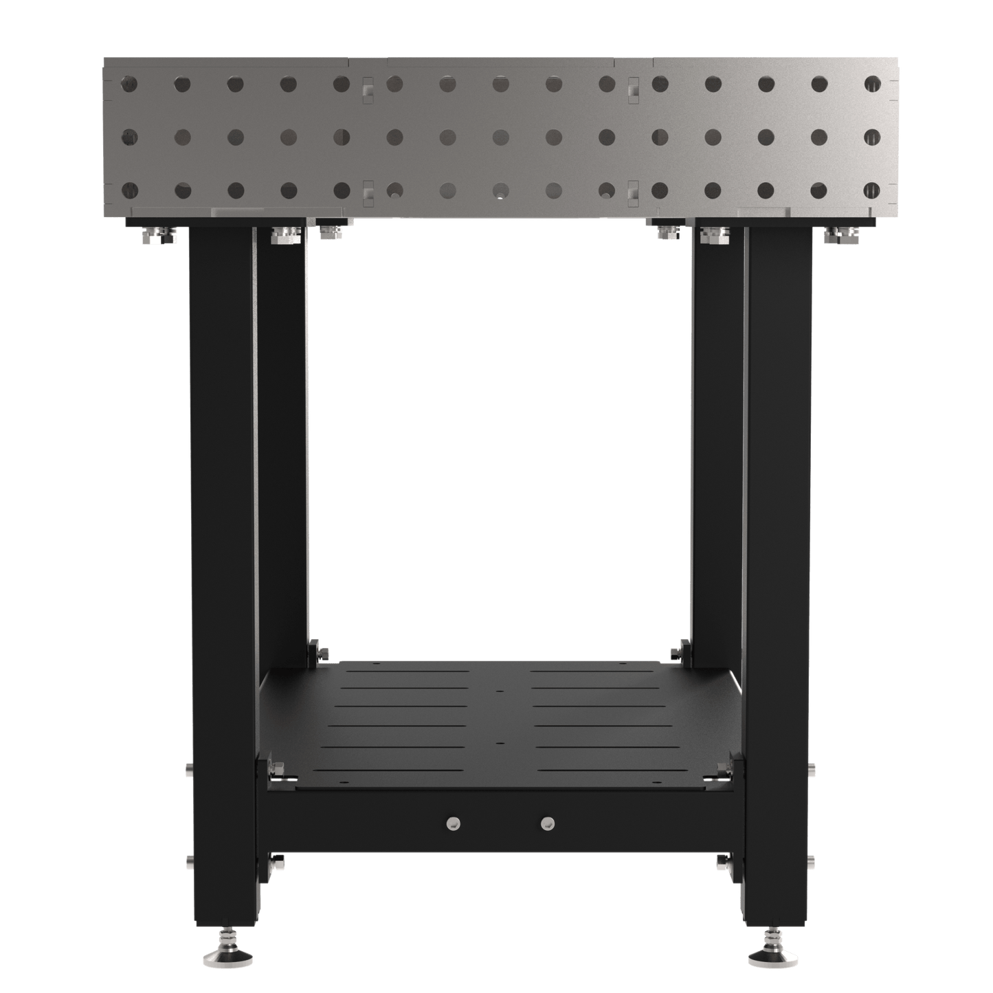 Diversified Woodcrafts Welding Table, Fixed Height, 36"H x 48"L x 30"D, 1 Shelf, Self - Leveling Feet (DIV - DMW4830S) - SchoolOutlet