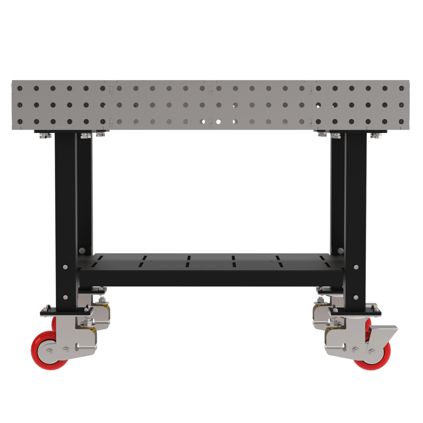 Diversified Woodcrafts Welding Table, Fixed Height, 36"H x 48"L x 30"D, 1 Shelf, Casters (DIV - DMW4830SC) - SchoolOutlet