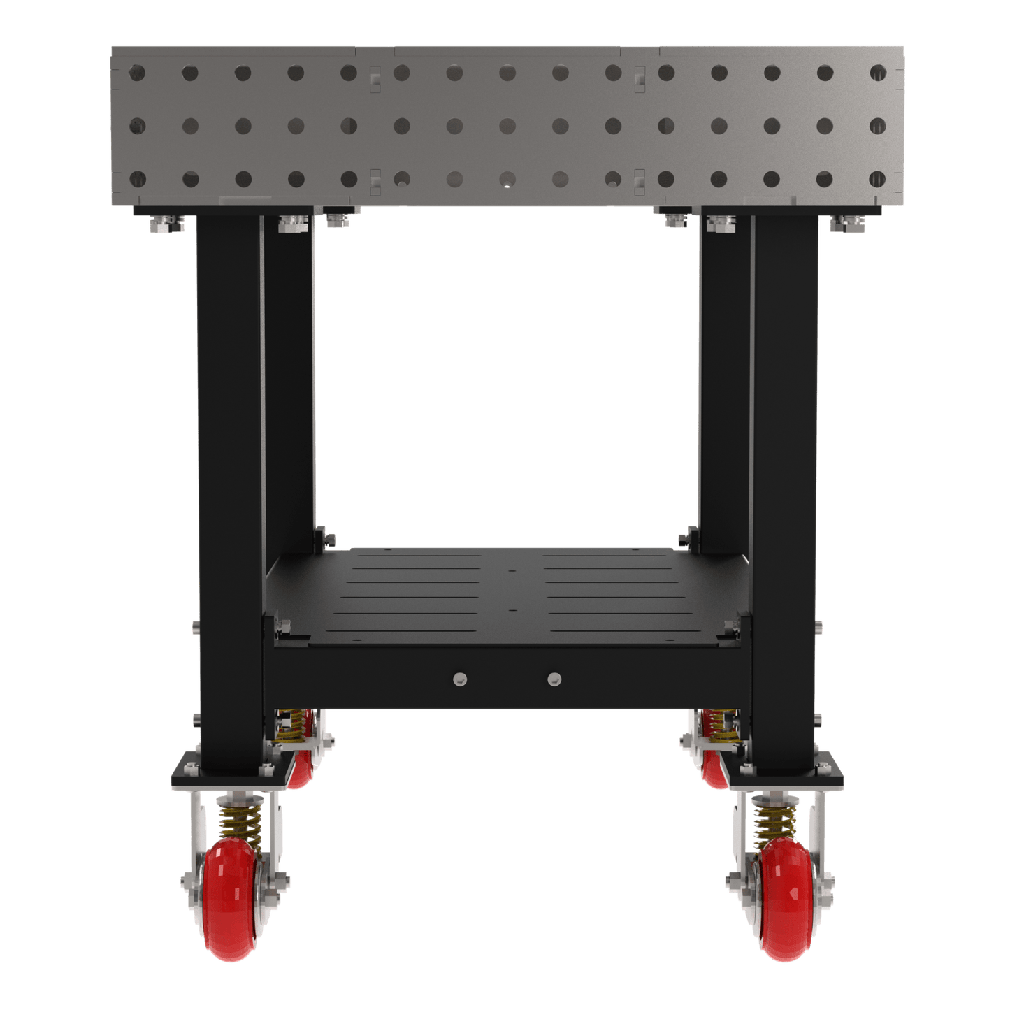 Diversified Woodcrafts Welding Table, Fixed Height, 36"H x 48"L x 30"D, 1 Shelf, Casters (DIV - DMW4830SC) - SchoolOutlet