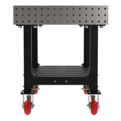 Diversified Woodcrafts Welding Table, Fixed Height, 36"H x 48"L x 30"D, 1 Shelf, Casters (DIV-DMW4830SC)