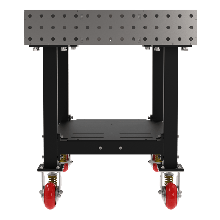 Diversified Woodcrafts Welding Table, Fixed Height, 36"H x 48"L x 30"D, 1 Shelf, Casters (DIV - DMW4830SC) - SchoolOutlet