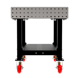 Diversified Woodcrafts Welding Table, Fixed Height, 36"H x 48"L x 30"D, 1 Shelf, Handle, Casters (DIV-DMW4830SHC)