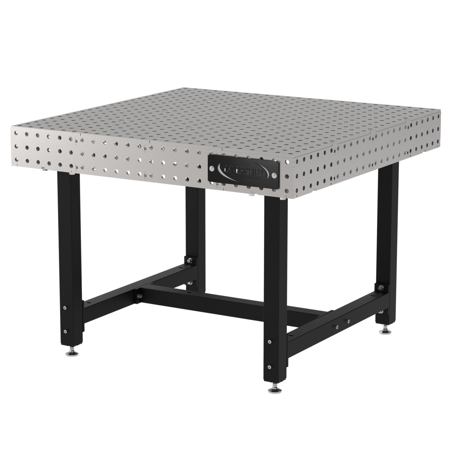 Diversified Woodcrafts Welding Table, Fixed Height, 36"H x 48"L x 48"D, Self - Leveling Feet (DIV - DMW4848) - SchoolOutlet