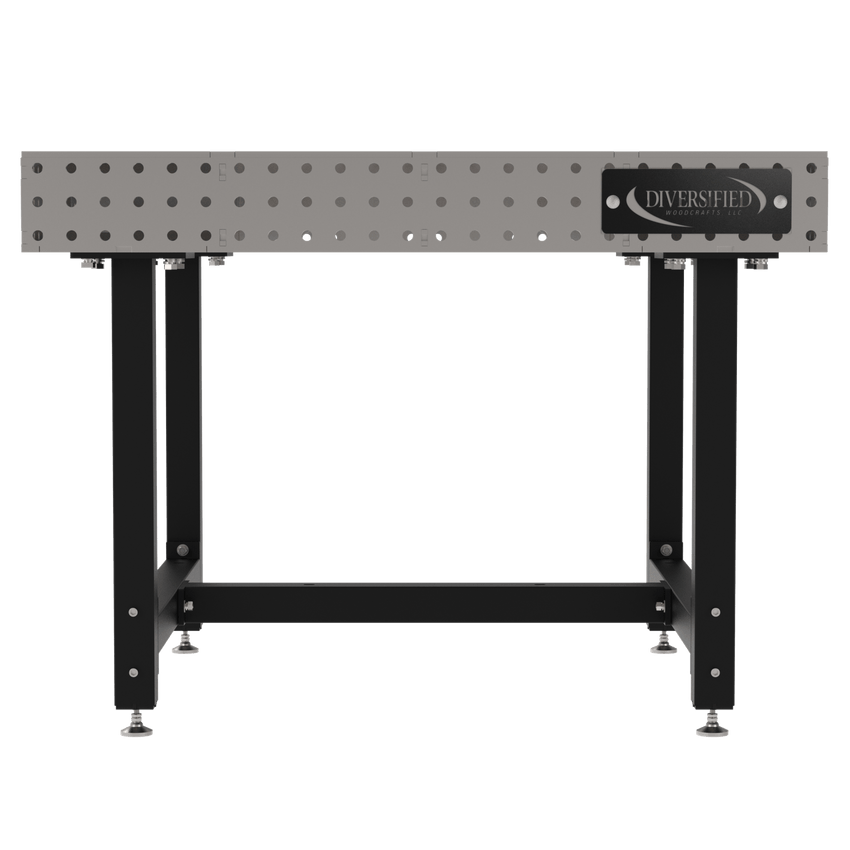 Diversified Woodcrafts Welding Table, Fixed Height, 36"H x 48"L x 48"D, Self - Leveling Feet (DIV - DMW4848) - SchoolOutlet