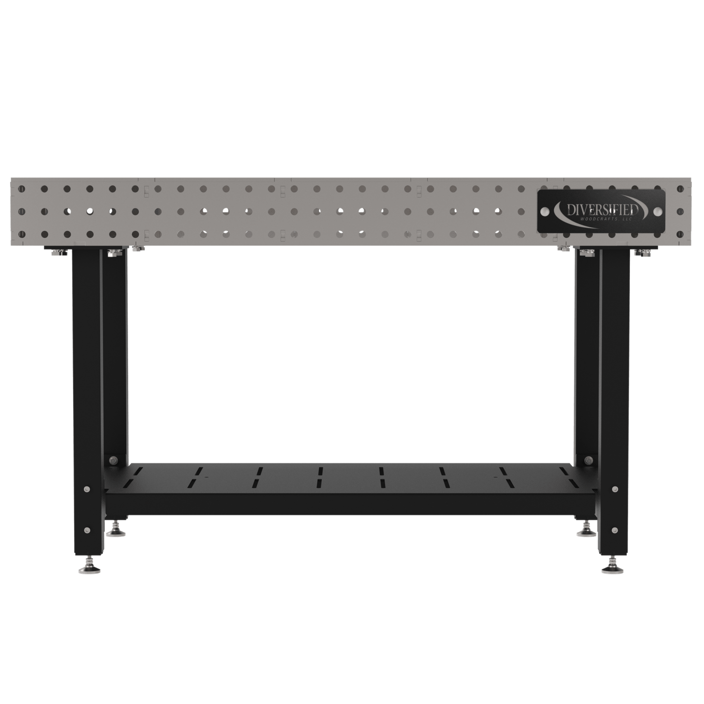 Diversified Woodcrafts Welding Table, Fixed Height, 36"H x 60"L x 36"D, Self - Leveling Feet (DIV - DMW6036) - SchoolOutlet