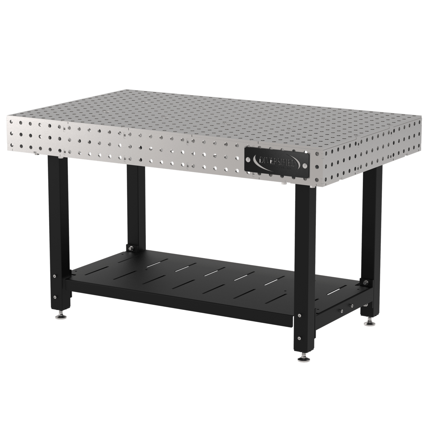 Diversified Woodcrafts Welding Table, Fixed Height, 36"H x 60"L x 36"D, Self - Leveling Feet (DIV - DMW6036) - SchoolOutlet