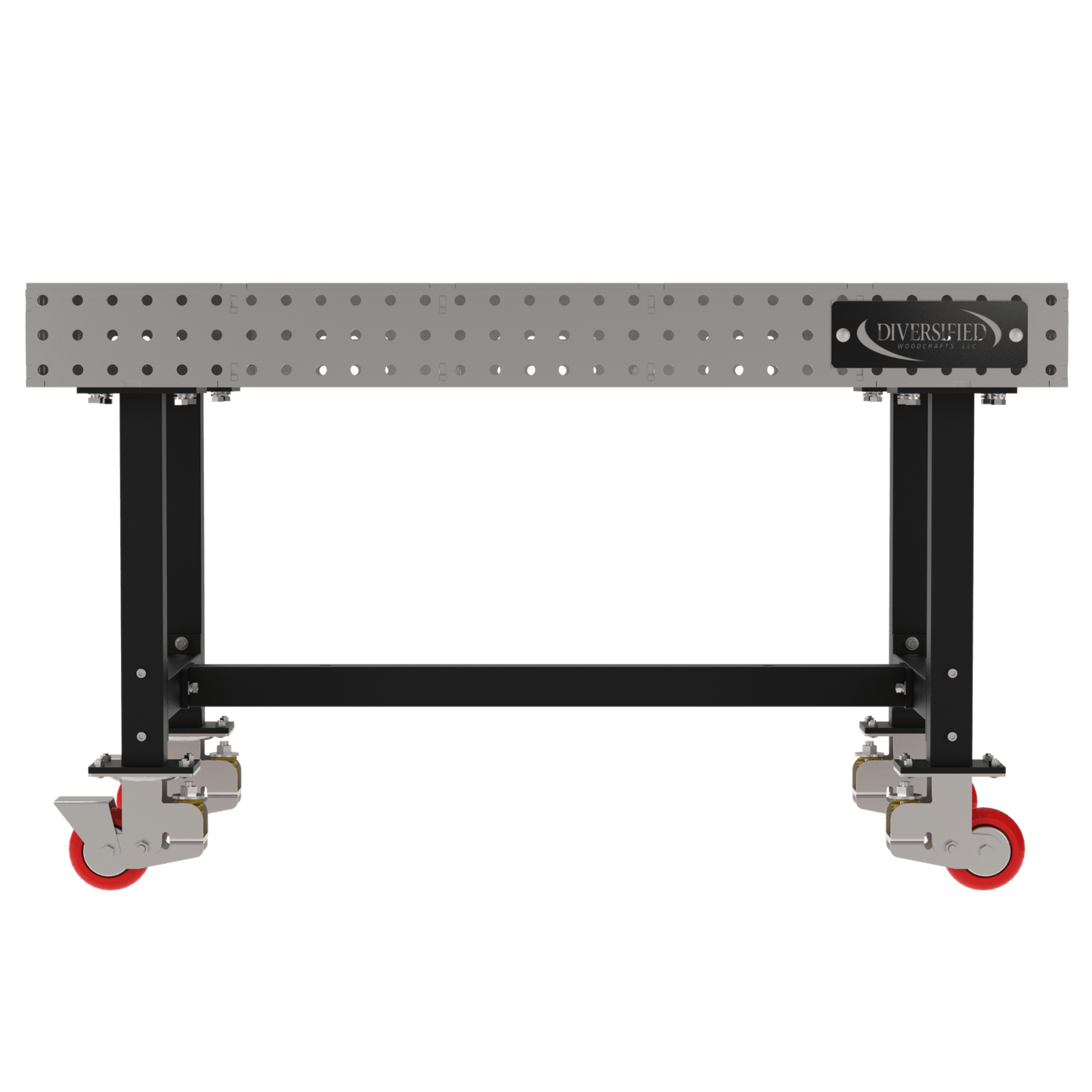 Diversified Woodcrafts Welding Table, Fixed Height, 36"H x 60"L x 36"D, Casters (DIV - DMW6036C) - SchoolOutlet
