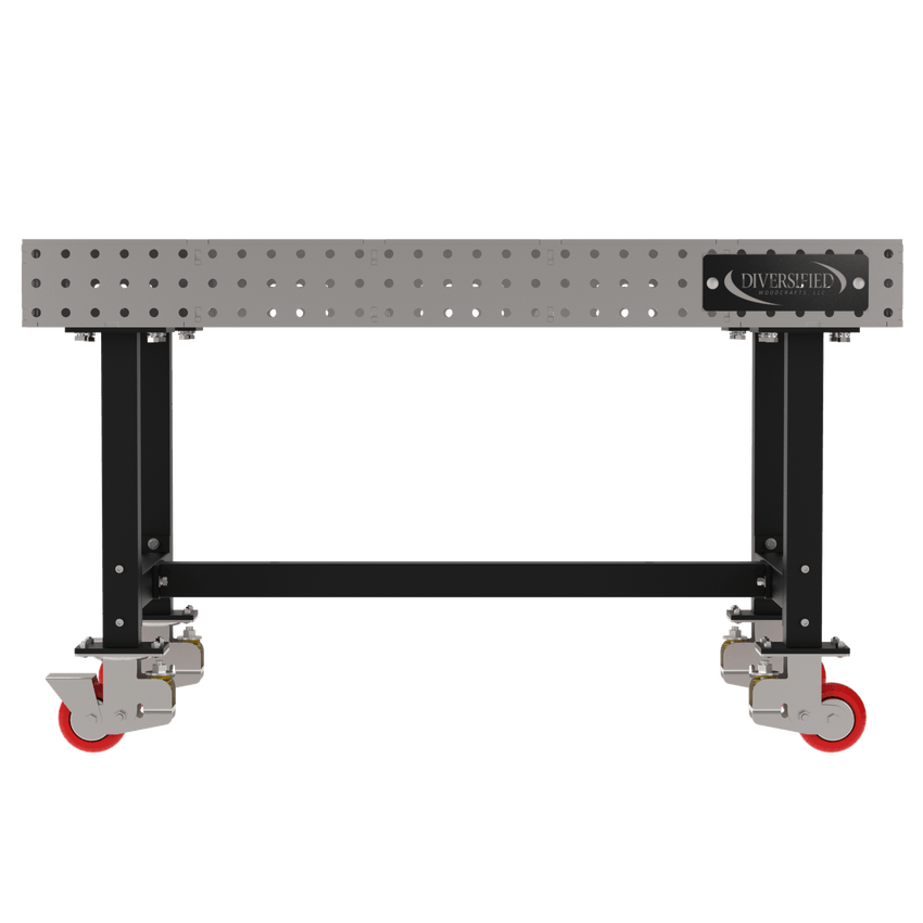Diversified Woodcrafts Welding Table, Fixed Height, 36"H x 60"L x 36"D, Casters (DIV - DMW6036C) - SchoolOutlet