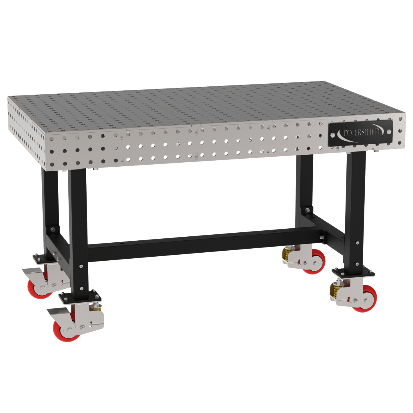 Diversified Woodcrafts Welding Table, Fixed Height, 36"H x 60"L x 36"D, Casters (DIV - DMW6036C) - SchoolOutlet