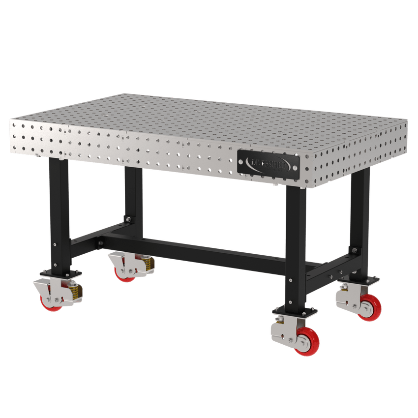 Diversified Woodcrafts Welding Table, Fixed Height, 36"H x 60"L x 36"D, Casters (DIV - DMW6036C) - SchoolOutlet