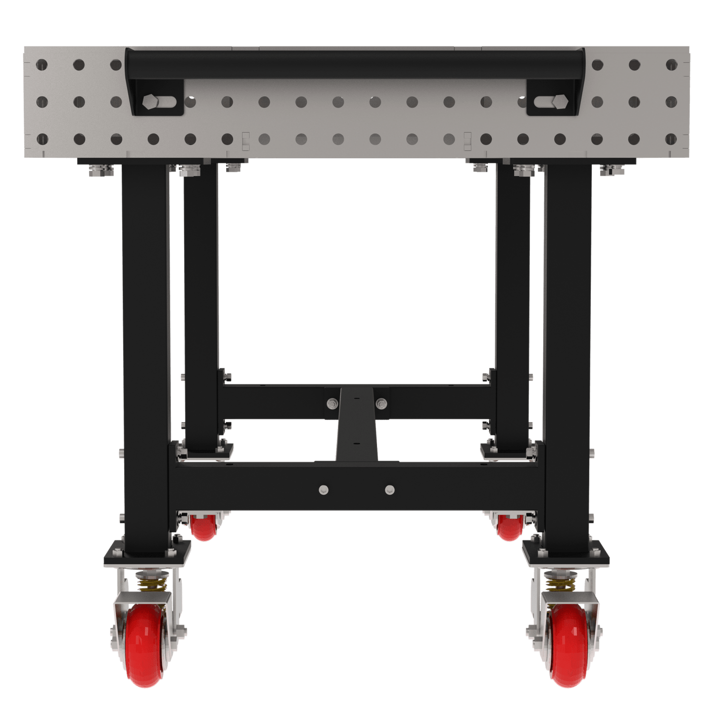Diversified Woodcrafts Welding Table, Fixed Height, 36"H x 60"L x 36"D, 1 Handle, Casters (DIV - DMW6036HC) - SchoolOutlet
