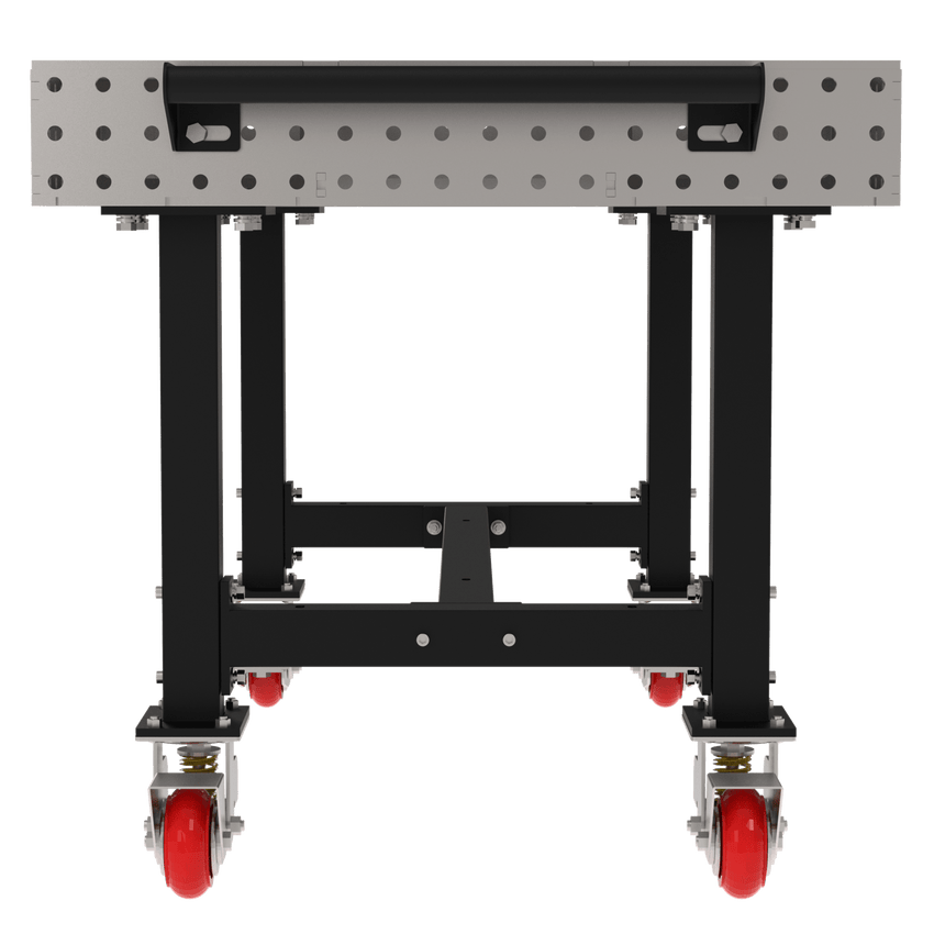 Diversified Woodcrafts Welding Table, Fixed Height, 36"H x 60"L x 36"D, 1 Handle, Casters (DIV - DMW6036HC) - SchoolOutlet