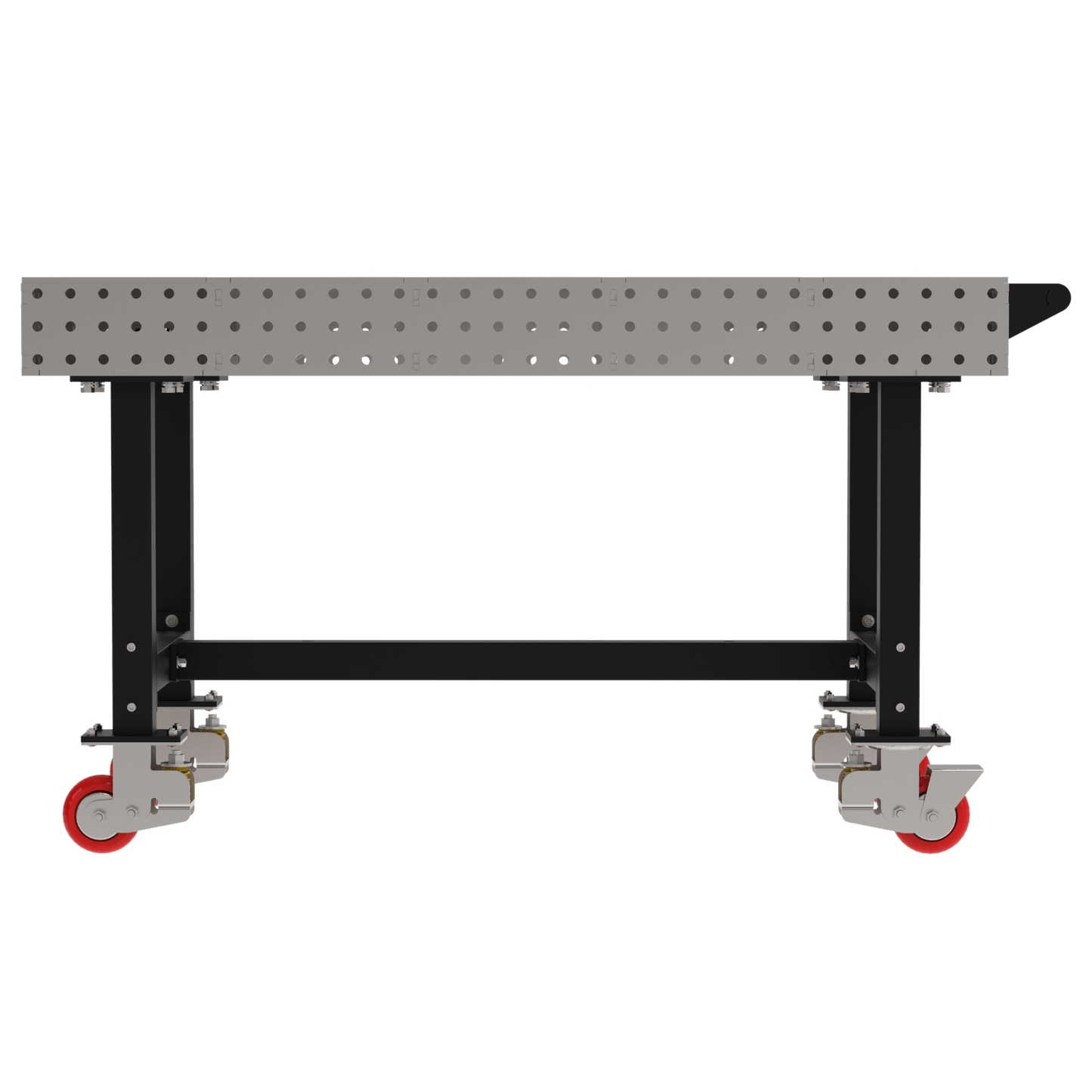 Diversified Woodcrafts Welding Table, Fixed Height, 36"H x 60"L x 36"D, 1 Handle, Casters (DIV - DMW6036HC) - SchoolOutlet