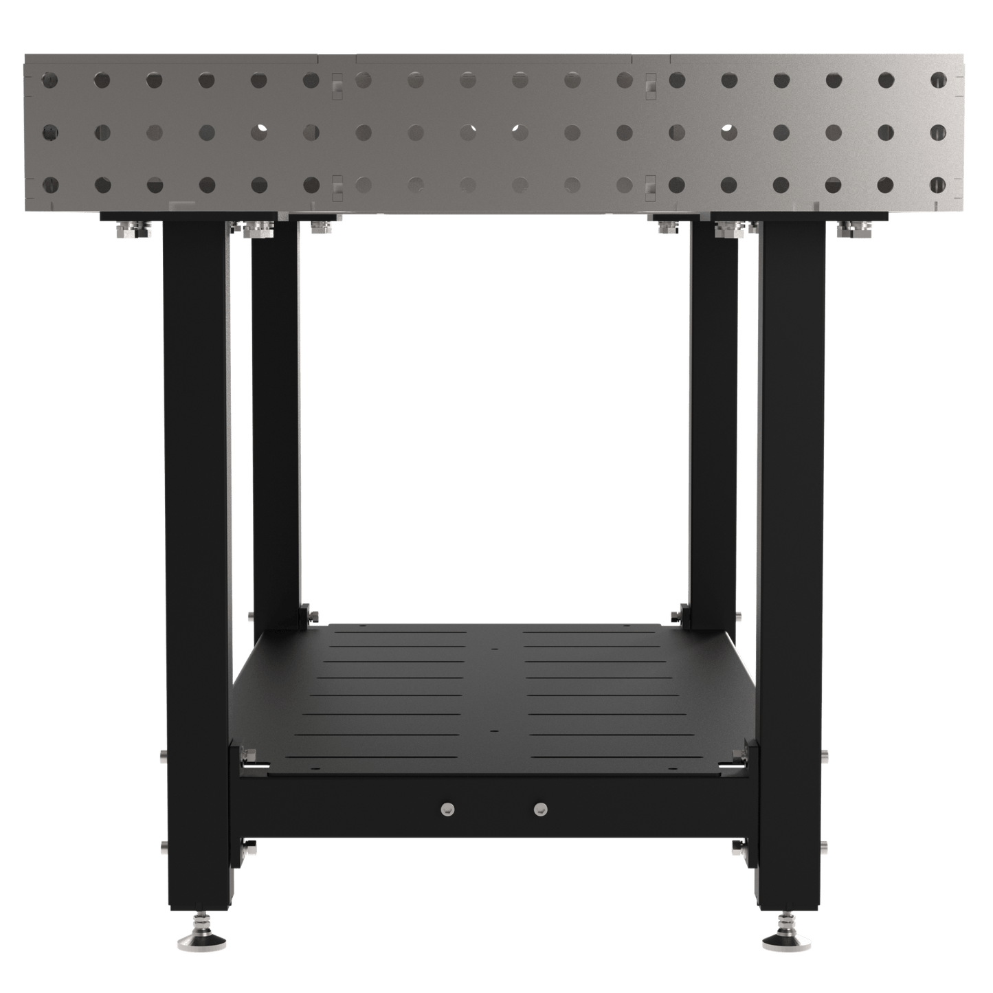 Diversified Woodcrafts Welding Table, Fixed Height, 36"H x 60"L x 36"D, 1 Shelf, Self - Leveling Feet (DIV - DMW6036S) - SchoolOutlet