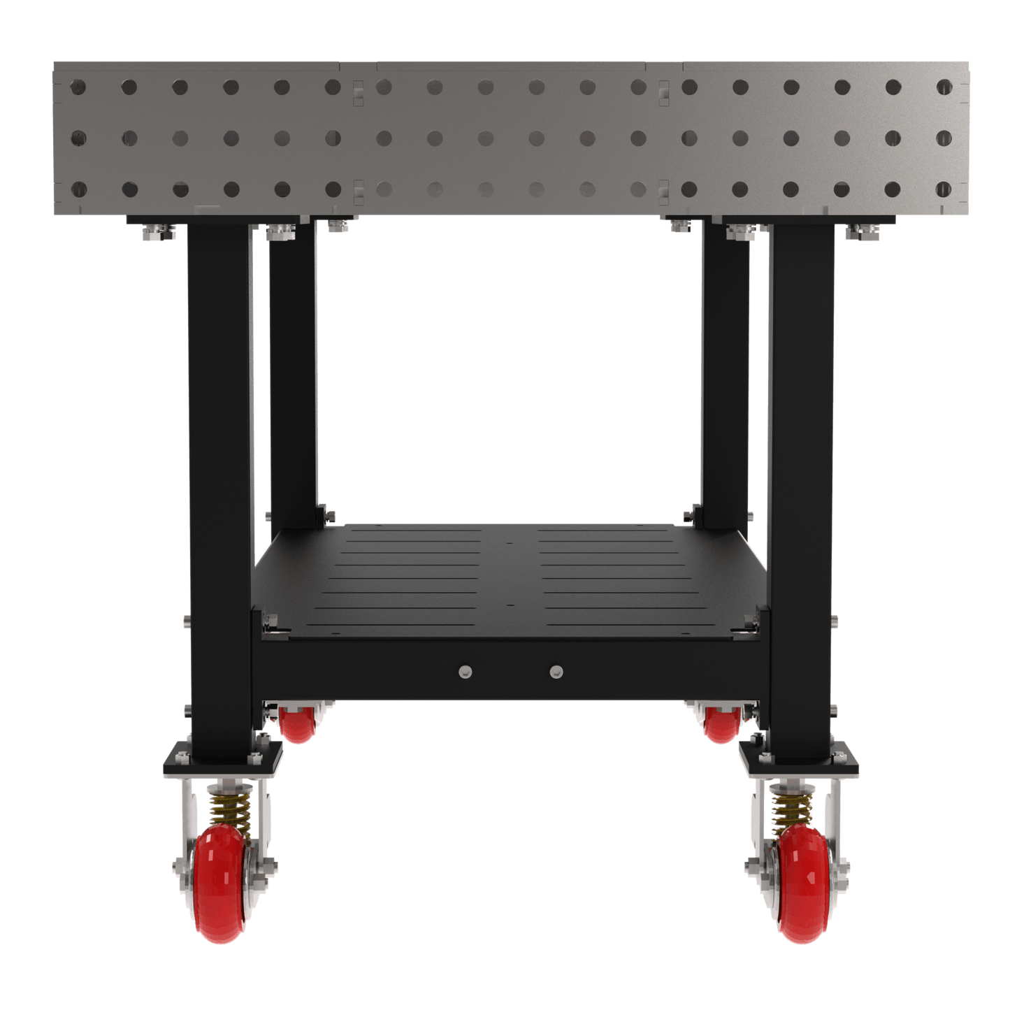 Diversified Woodcrafts Welding Table, Fixed Height, 36"H x 60"L x 36"D, 1 Shelf, Casters (DIV - DMW6036SC) - SchoolOutlet