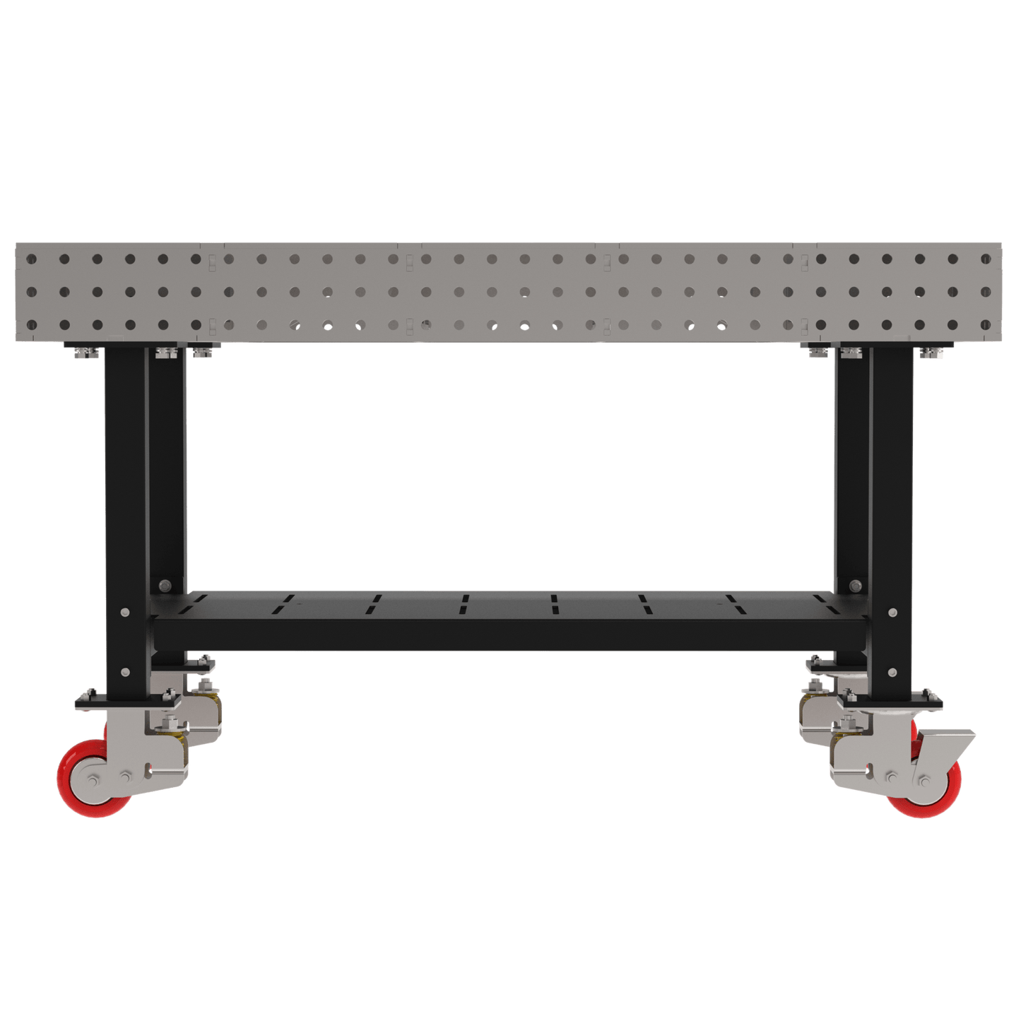 Diversified Woodcrafts Welding Table, Fixed Height, 36"H x 60"L x 36"D, 1 Shelf, Casters (DIV - DMW6036SC) - SchoolOutlet