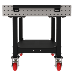 Diversified Woodcrafts Welding Table, Fixed Height, 36"H x 60"L x 36"D, 1 Shelf, Handle, Casters (DIV-DMW6036SHC)