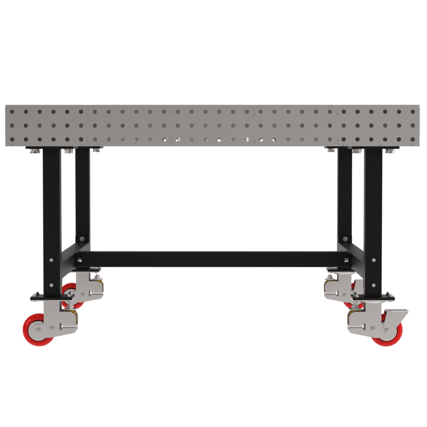 Diversified Woodcrafts Welding Table, Fixed Height, 36"H x 60"L x 60"D, Casters (DIV - DMW6060C) - SchoolOutlet