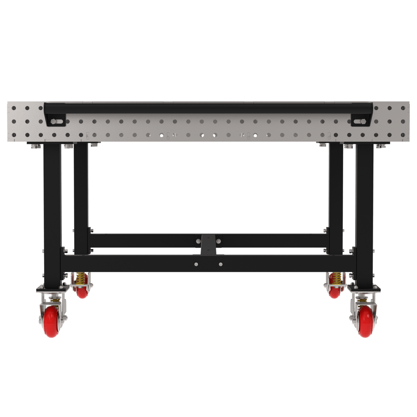 Diversified Woodcrafts Welding Table, Fixed Height, 36"H x 60"L x 60"D, 1 Handle, Casters (DIV - DMW6060HC) - SchoolOutlet
