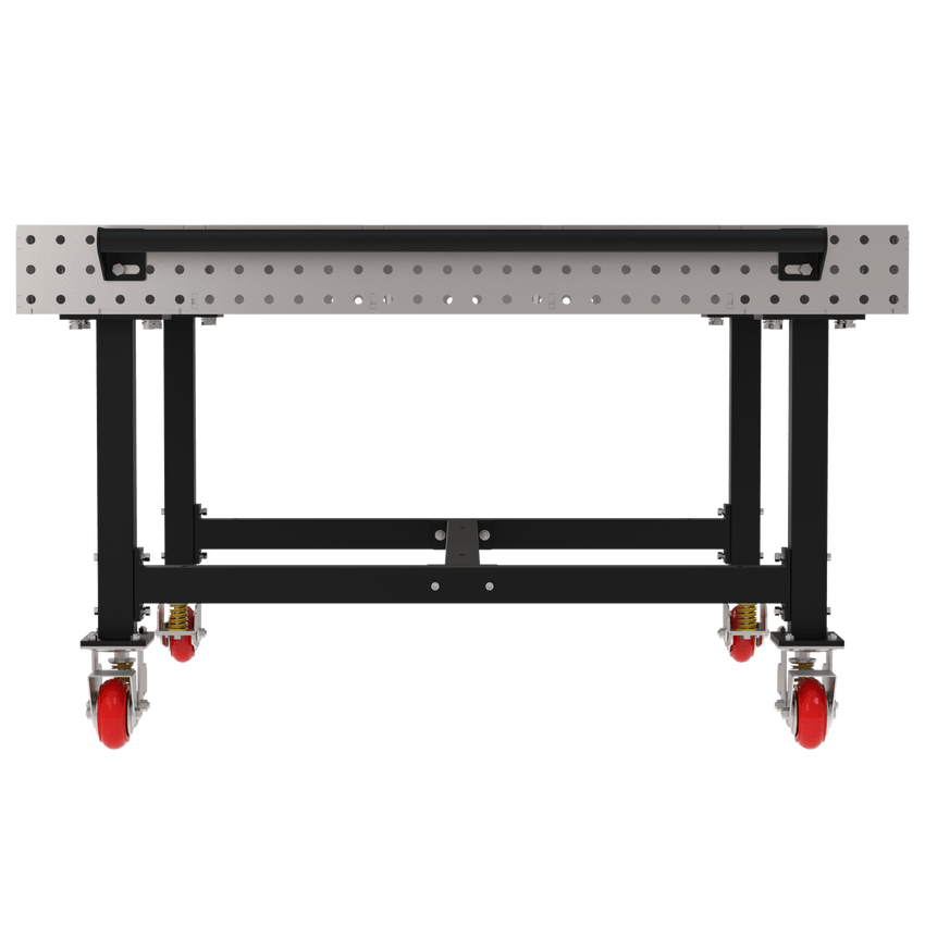 Diversified Woodcrafts Welding Table, Fixed Height, 36"H x 60"L x 60"D, 1 Handle, Casters (DIV - DMW6060HC) - SchoolOutlet