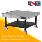 Diversified Woodcrafts Welding Table, Fixed Height, 36
