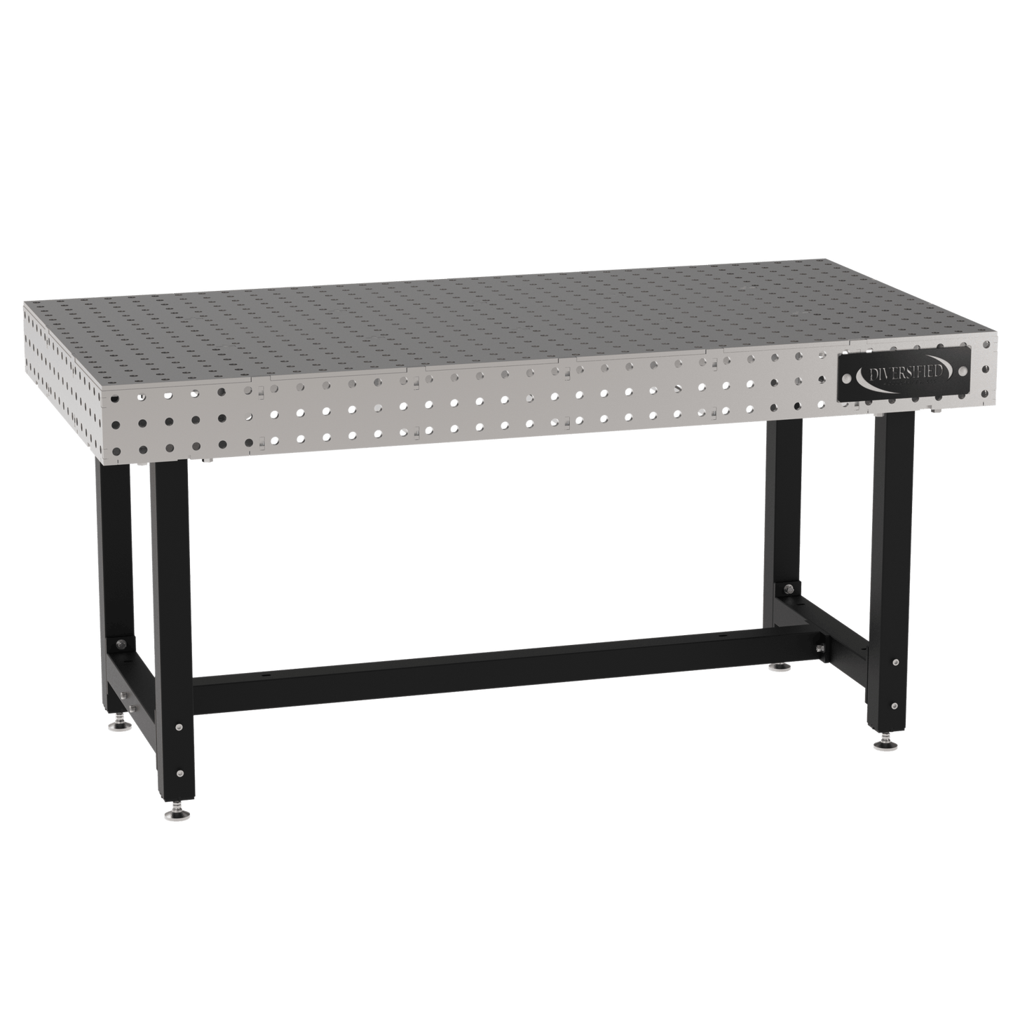 Diversified Woodcrafts Welding Table, Fixed Height, 36"H x 72"L x 36"D, Self - Leveling Feet (DIV - DMW7236) - SchoolOutlet