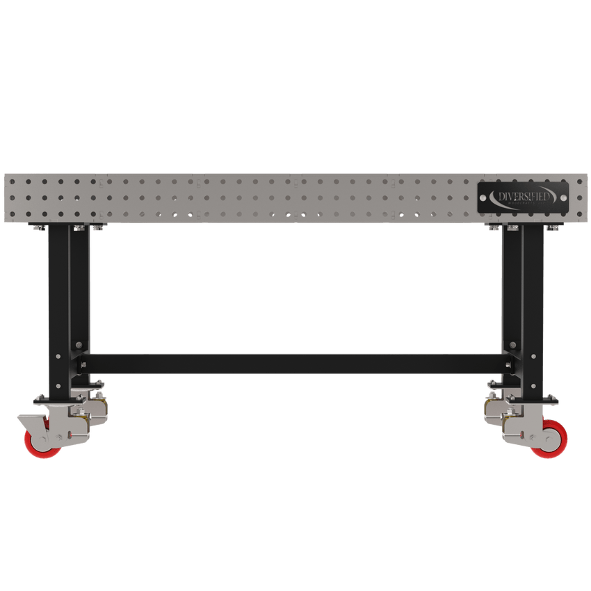 Diversified Woodcrafts Welding Table, Fixed Height, 36"H x 72"L x 36"D, Casters (DIV - DMW7236C) - SchoolOutlet
