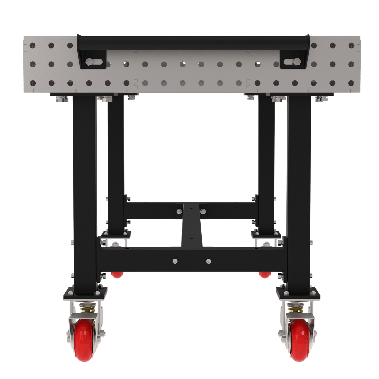 Diversified Woodcrafts Welding Table, Fixed Height, 36"H x 72"L x 36"D, 1 Handle, Casters (DIV - DMW7236HC) - SchoolOutlet