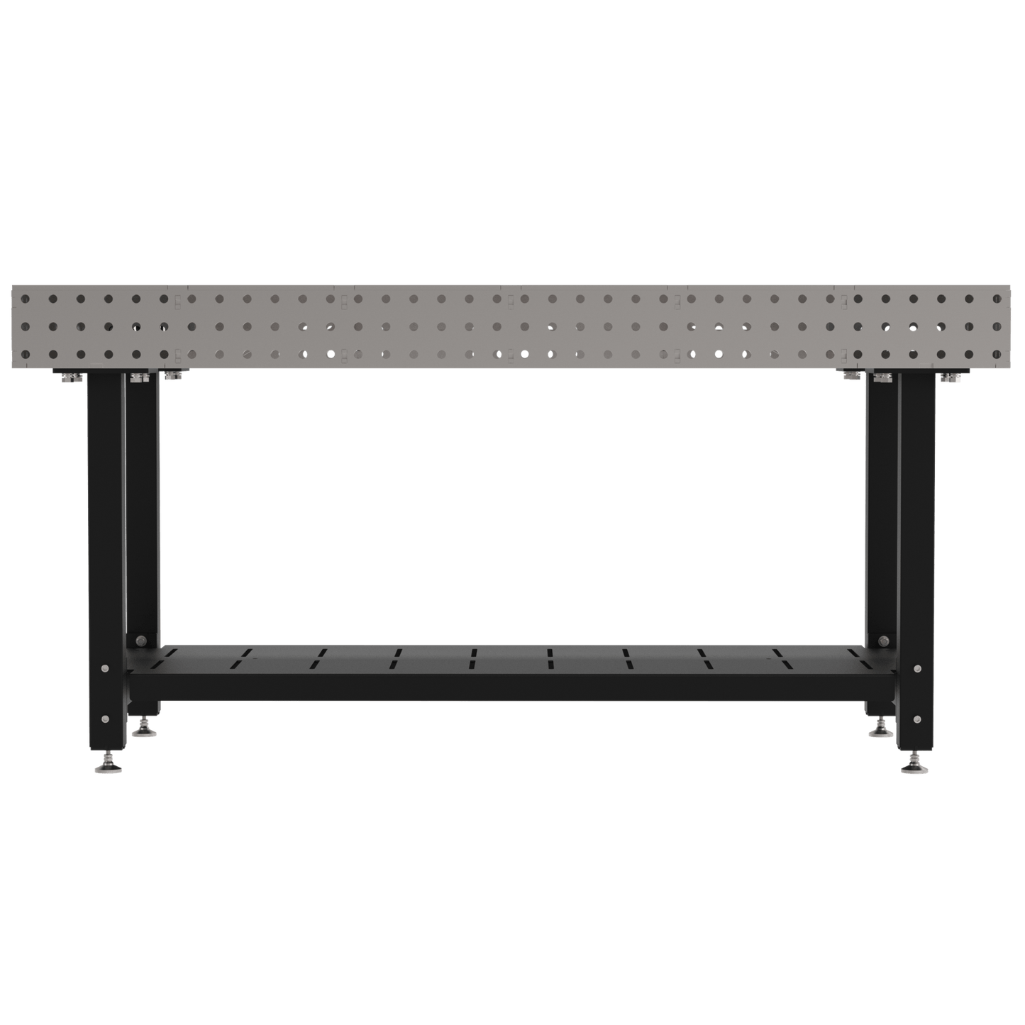 Diversified Woodcrafts Welding Table, Fixed Height, 36"H x 72"L x 36"D, 1 Shelf, Self - Leveling Feet (DIV - DMW7236S) - SchoolOutlet