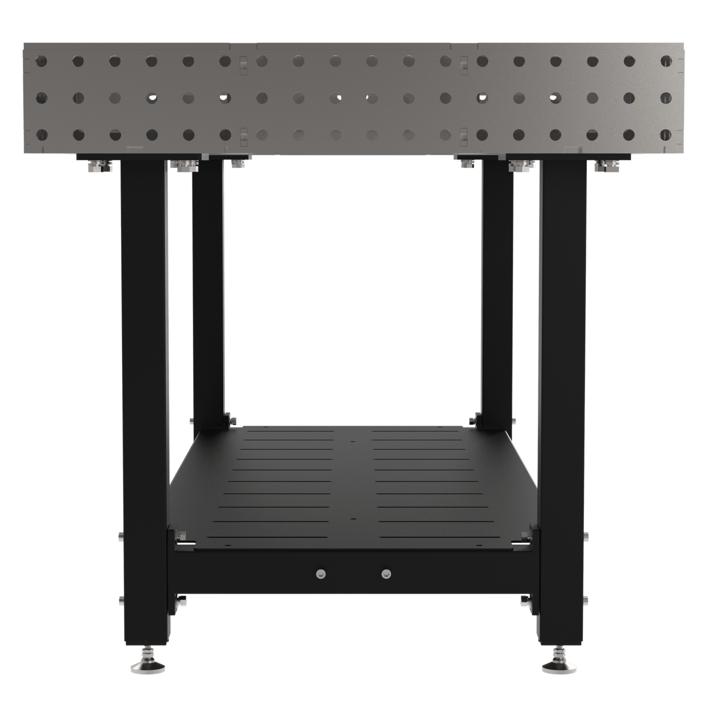 Diversified Woodcrafts Welding Table, Fixed Height, 36"H x 72"L x 36"D, 1 Shelf, Self - Leveling Feet (DIV - DMW7236S) - SchoolOutlet