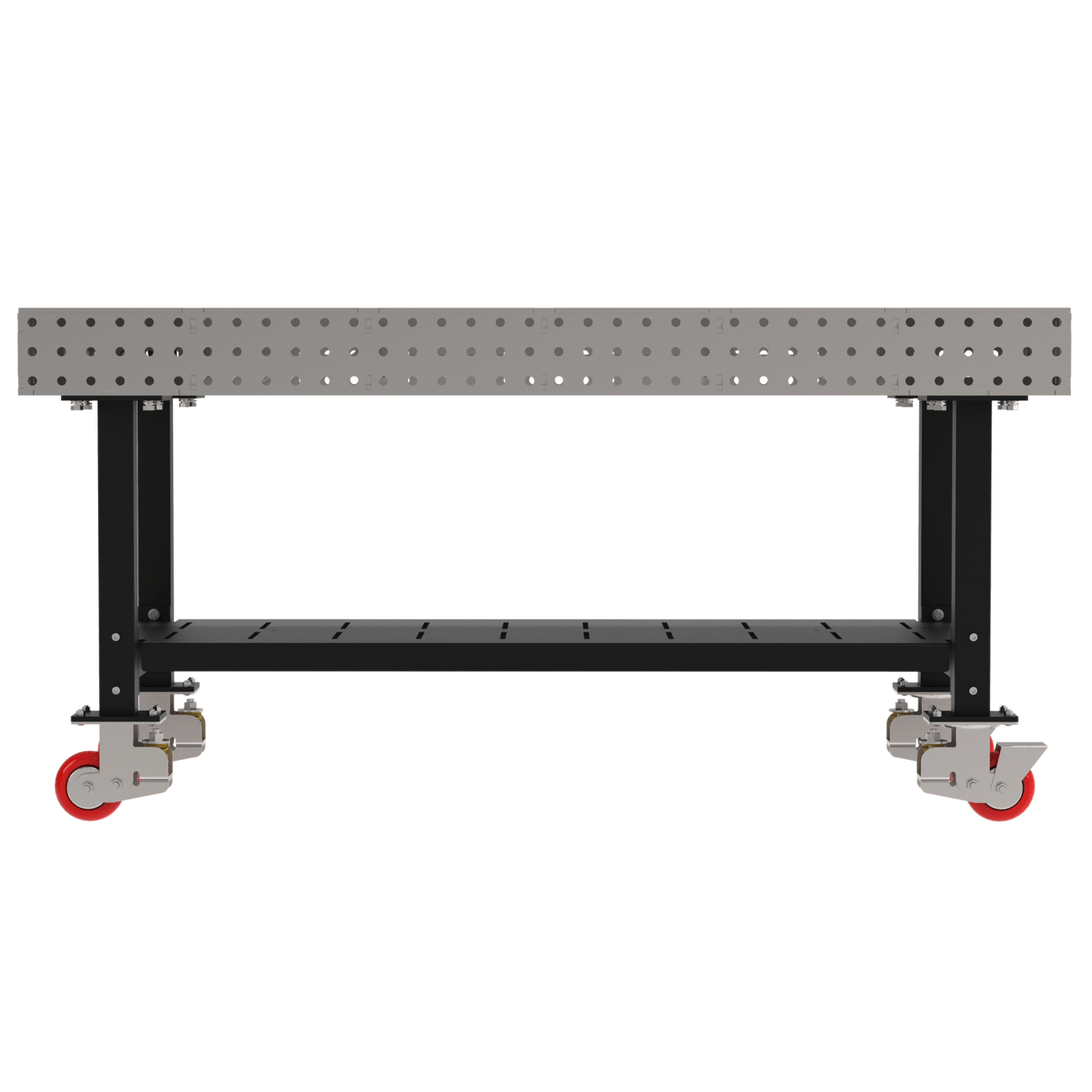 Diversified Woodcrafts Welding Table, Fixed Height, 36"H x 72"L x 36"D, 1 Shelf, Casters (DIV - DMW7236SC) - SchoolOutlet