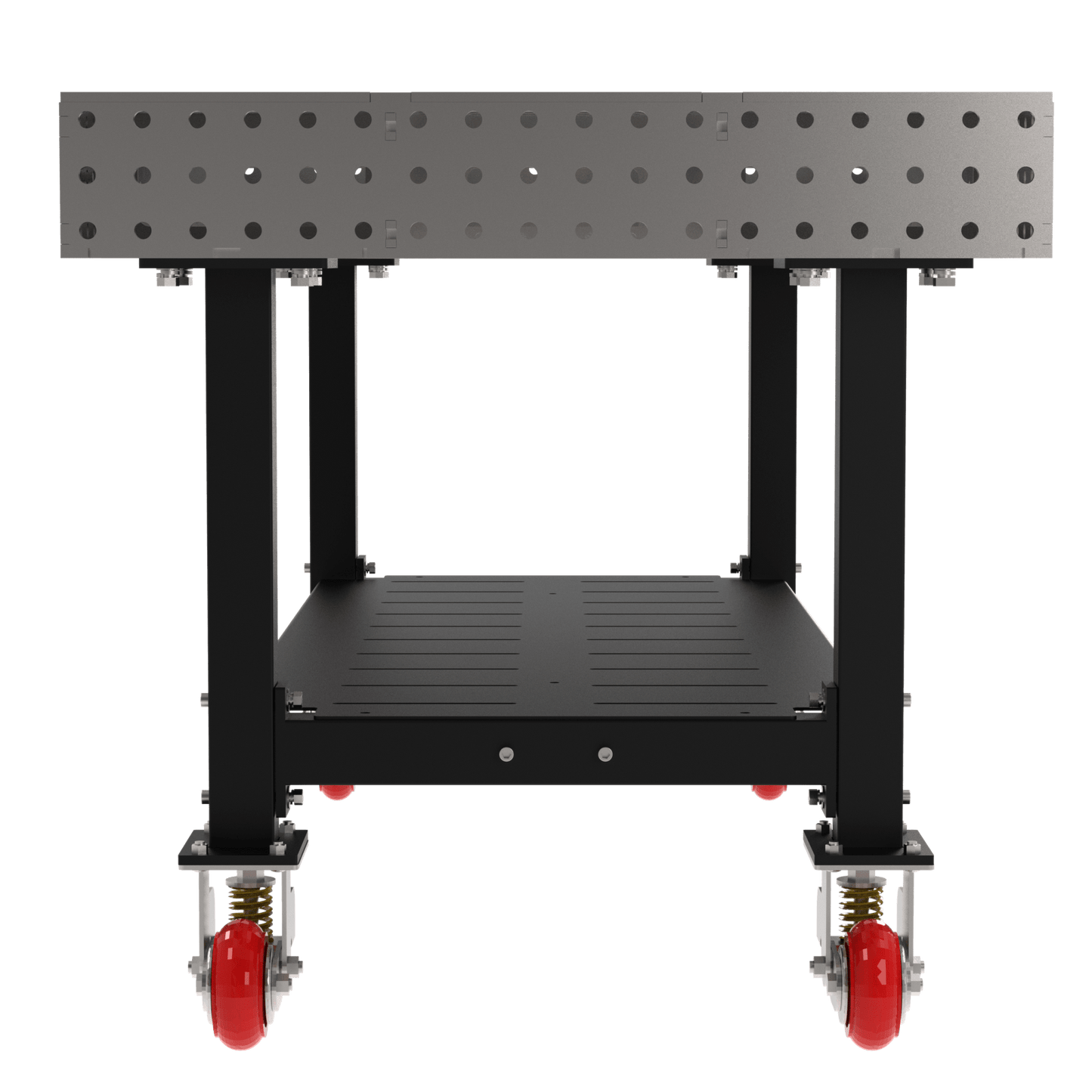 Diversified Woodcrafts Welding Table, Fixed Height, 36"H x 72"L x 36"D, 1 Shelf, Casters (DIV - DMW7236SC) - SchoolOutlet