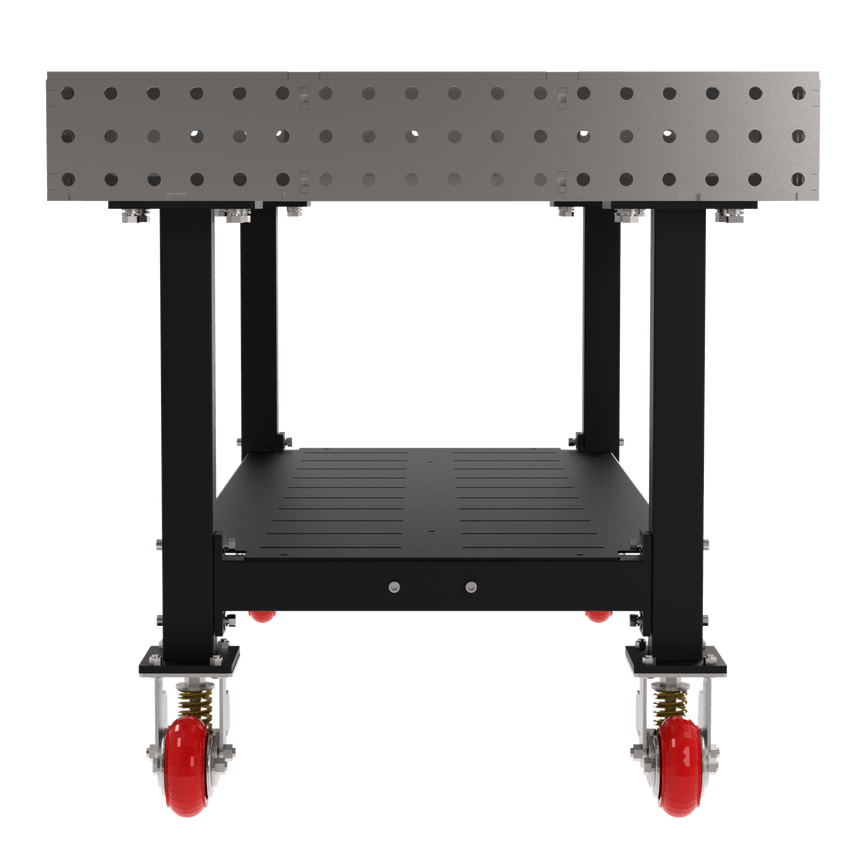 Diversified Woodcrafts Welding Table, Fixed Height, 36"H x 72"L x 36"D, 1 Shelf, Casters (DIV - DMW7236SC) - SchoolOutlet